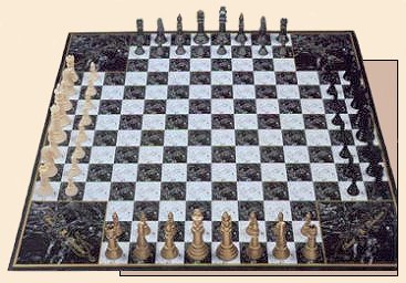 Three Man Chess: A 3-person chess board